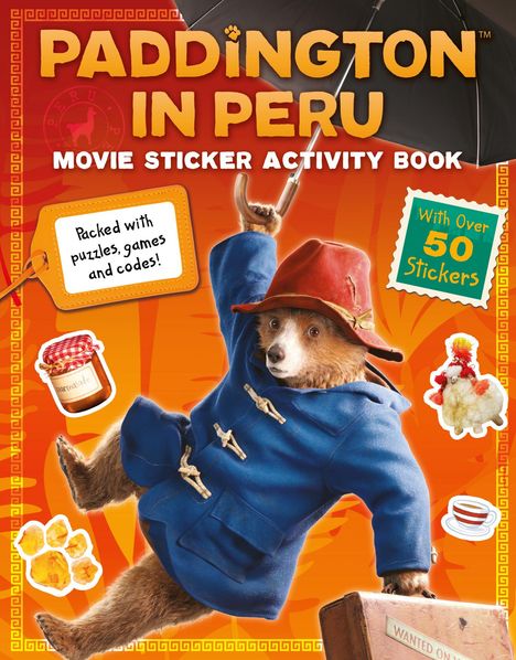 Harpercollins Children's Books: Paddington in Peru: Movie Sticker Activity Book, Buch