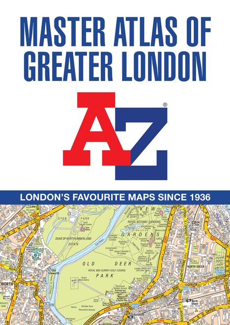 A-Z Maps: A -Z Master Atlas of Greater London, Buch