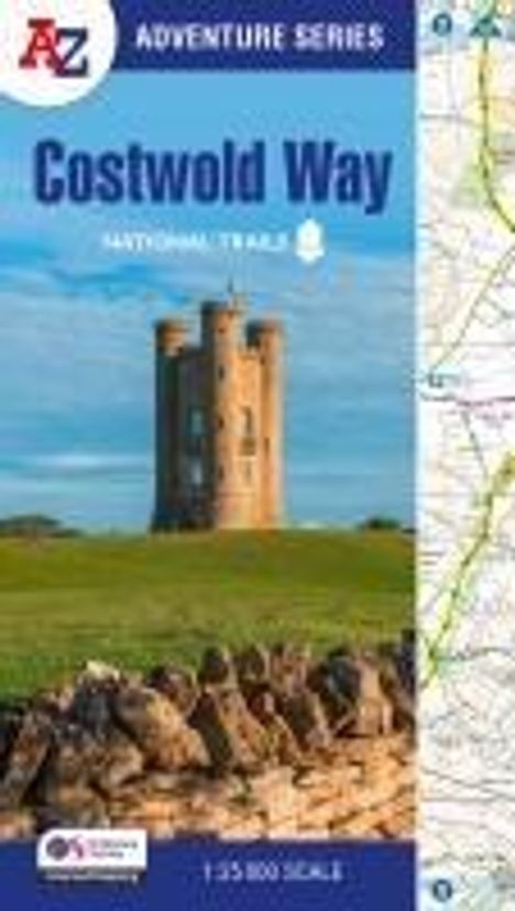 A-Z Maps: Cotswold Way, Buch