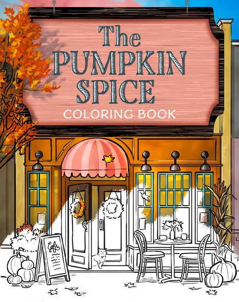 Laurie Gilmore: The Pumpkin Spice Coloring Book, Buch