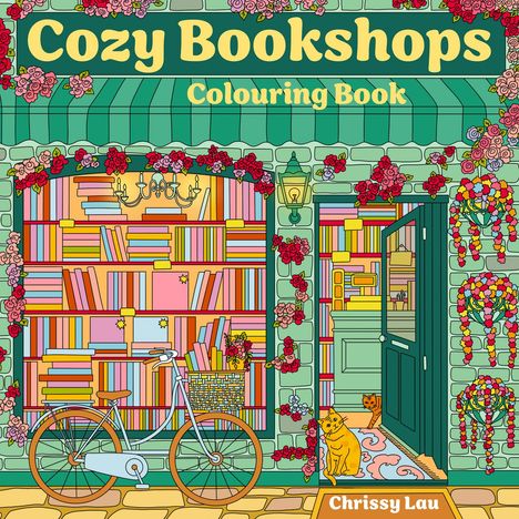 Cozy Bookshops: Colouring Book, Buch
