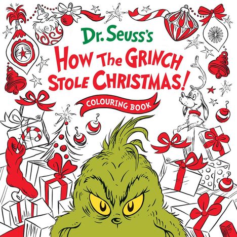 Seuss: How the Grinch Stole Christmas! Colouring Book, Buch