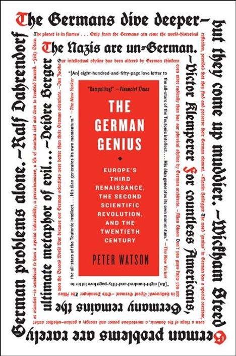 Peter Watson: The German Genius, Buch