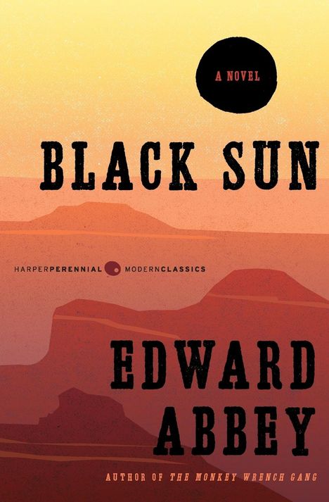 Edward Abbey: Black Sun, Buch