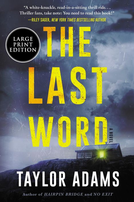 Taylor Adams: The Last Word, Buch