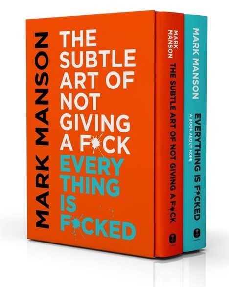 Mark Manson: The Subtle Art of Not Giving a F*ck / Everything Is F*cked Box Set, 2 Bücher