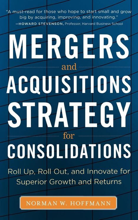 Hoffmann: M&A Strgy Fr Consoldtns, Buch