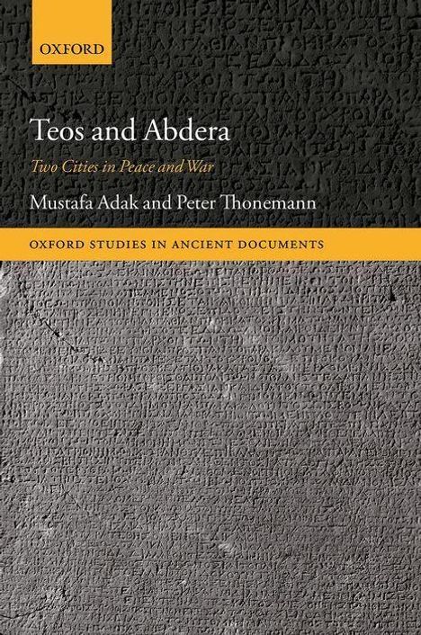 Mustafa Adak: Teos and Abdera, Buch