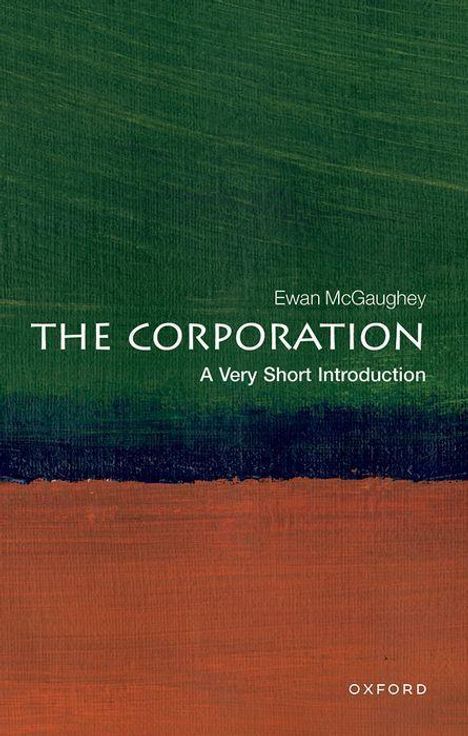 Ewan McGaughey: The Corporation: A Very Short Introduction, Buch