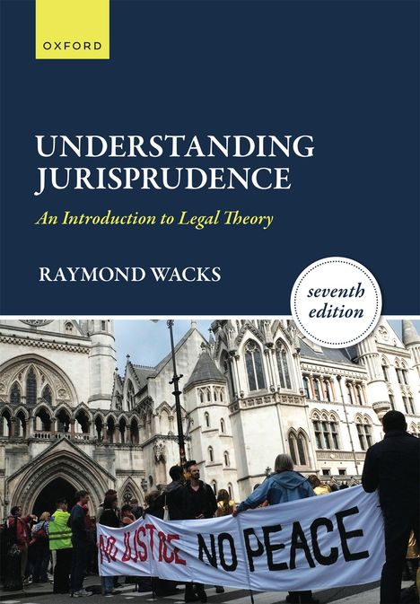 „Understanding Jurisprudence: An Introduction to Legal Theory“ von Raymond Wacks, siebte Ausgabe. Menschen vor einem Gericht.
