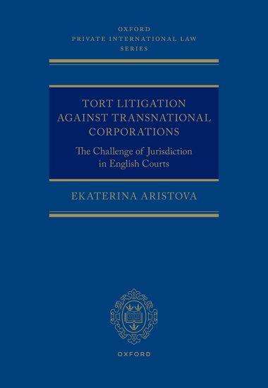 Ekaterina Aristova: Tort Litigation Against Transnational Corporations, Buch