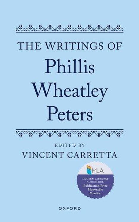 The Writings of Phillis Wheatley Peters, Buch