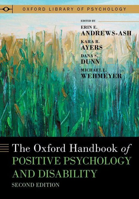 The Oxford Handbook of Positive Psychology and Disability, Buch