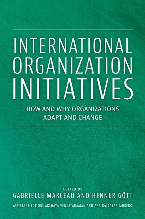 Gabrielle Marceau: International Organization Initiatives, Buch