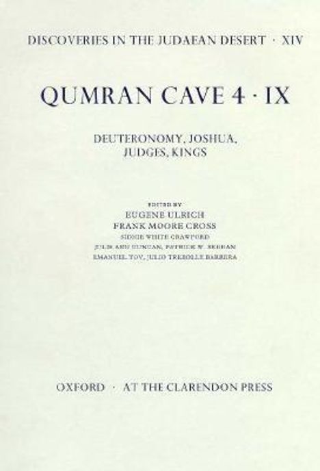 Eugene Ulrich: Qumran Cave 4, Buch