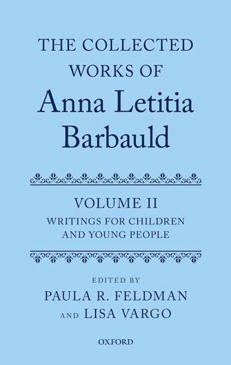 The Collected Works of Anna Letitia Barbauld: Volume 2, Buch