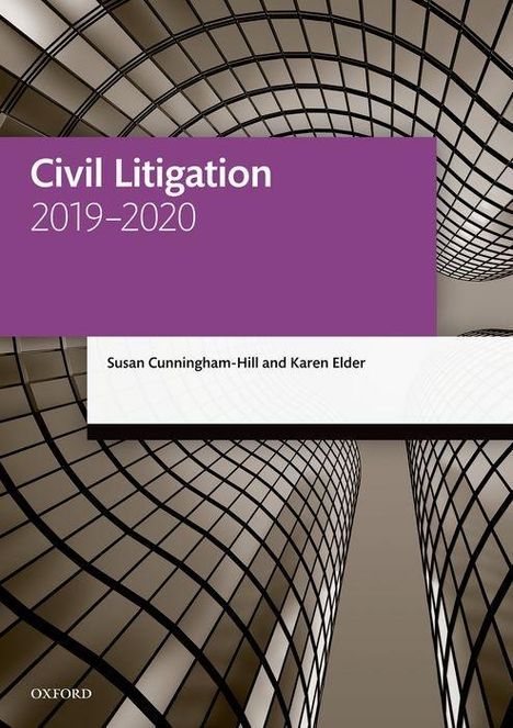 Susan Cunningham-Hill (Formerly Senior Lecturer in Law, Staffordshire University): Cunningham-Hill, S: Civil Litigation 2019-2020, Buch