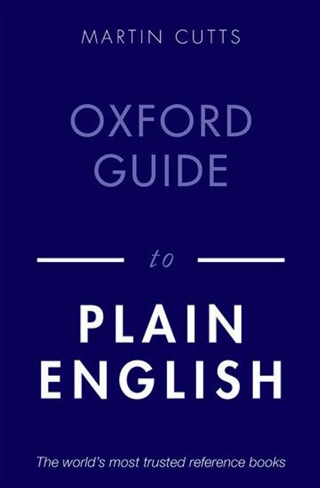 Martin Cutts: Oxford Guide to Plain English, Buch