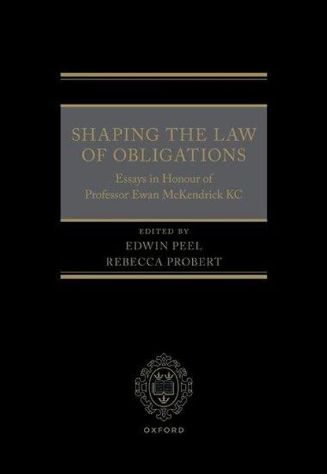 Shaping the Law of Obligations, Buch