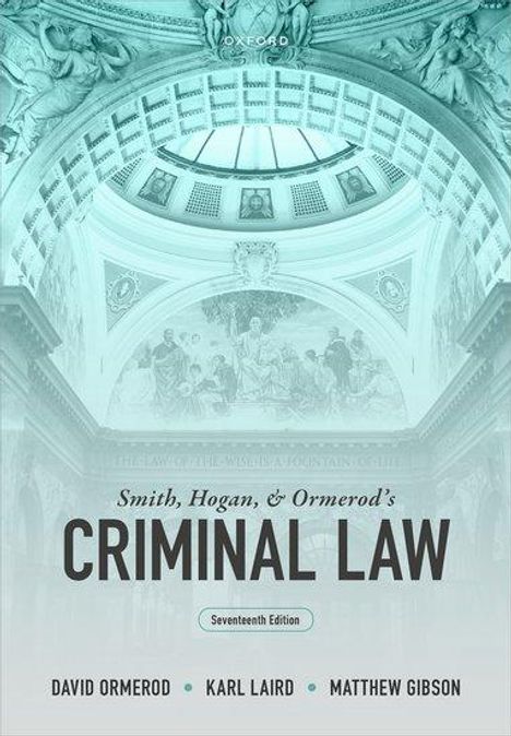 David Ormerod: Smith, Hogan, and Ormerod's Criminal Law, Buch