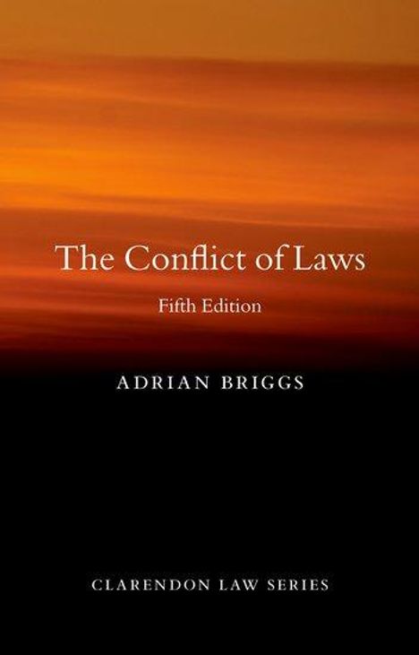 Adrian Briggs: The Conflict of Laws, Buch