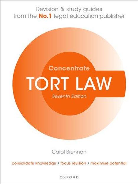 Carol Brennan: Tort Law Concentrate, Buch