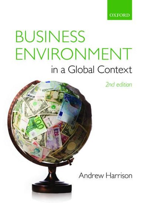 Andrew Harrison: Business Environment in a Global Context, Buch