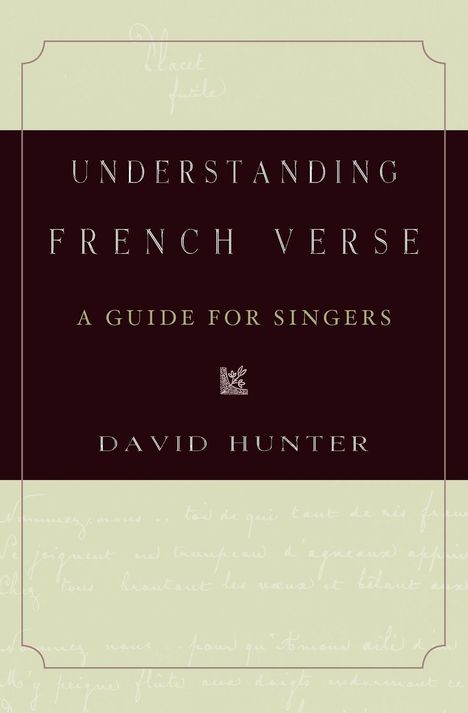 David Hunter: Understanding French Verse, Buch