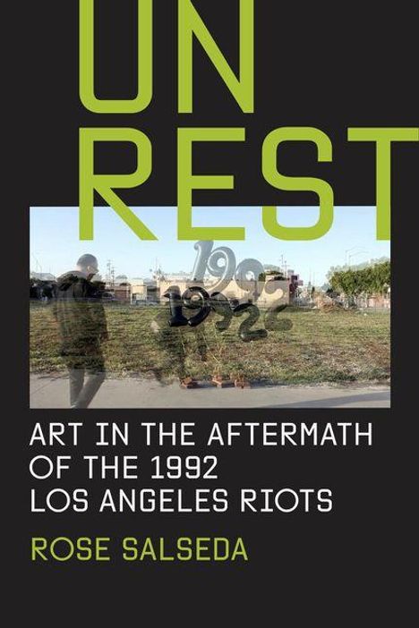„UNREST: Art in the Aftermath of the 1992 Los Angeles Riots“ von Rose Salseda. Foto zeigt eine städtische Szene.