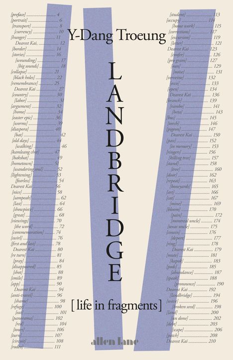 Y-Dang Troeung: Landbridge, Buch
