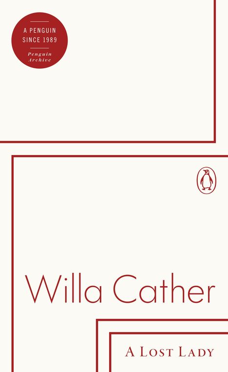 Willa Cather: A Lost Lady, Buch