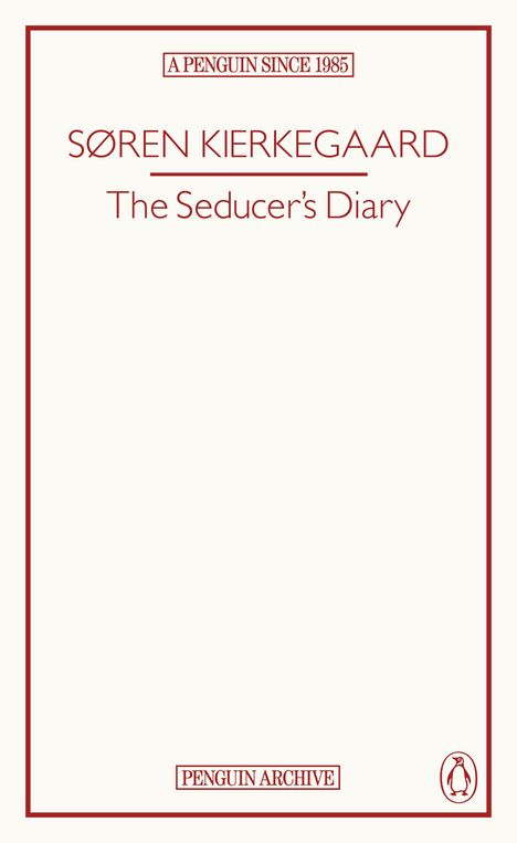 Søren Kierkegaard: The Seducer's Diary, Buch