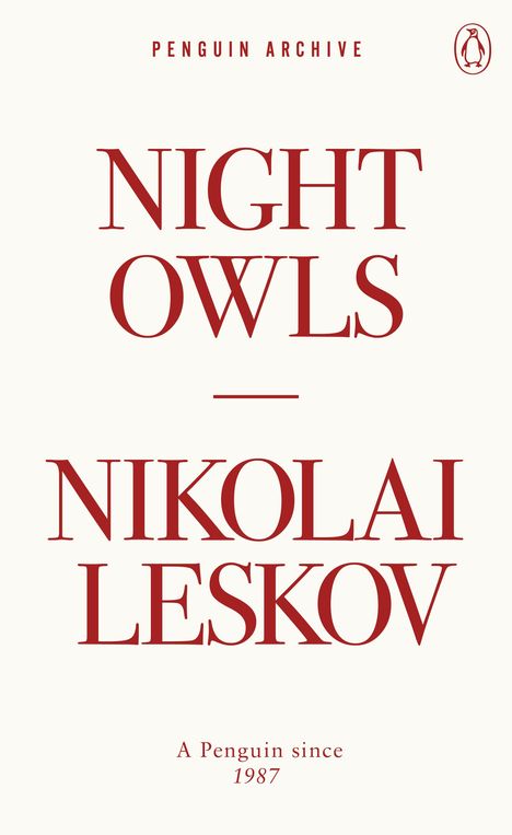 Nikolai Leskov: Night Owls, Buch