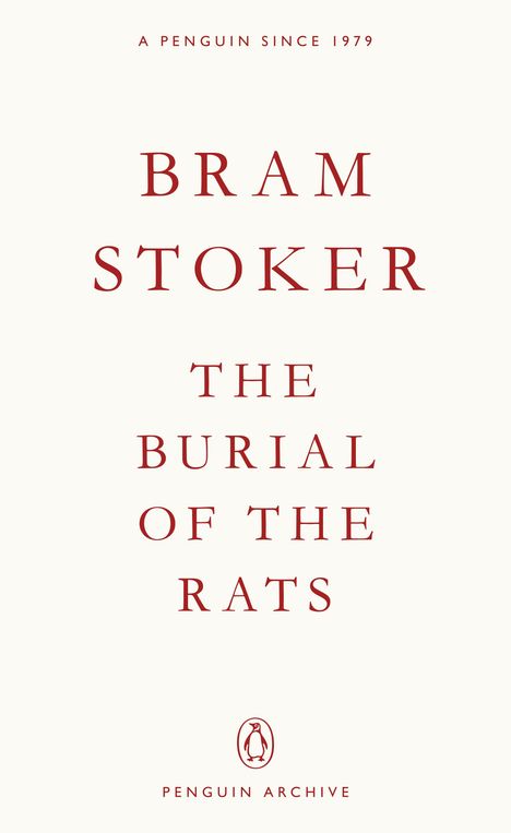 Bram Stoker: The Burial of the Rats, Buch