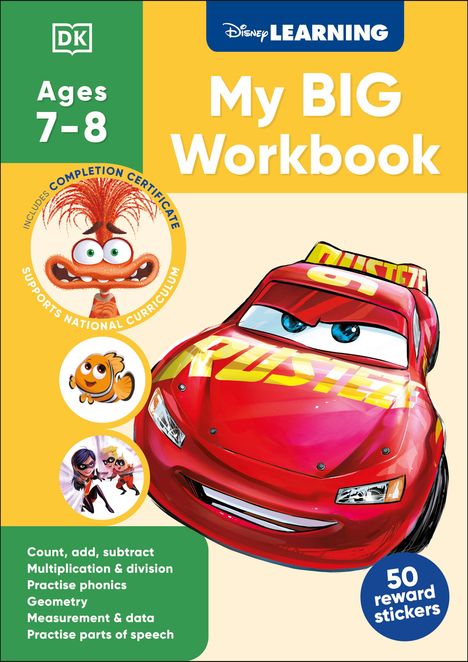 Dk: Disney Learning Big Workbook Ages 7-8 (Year 3), Buch