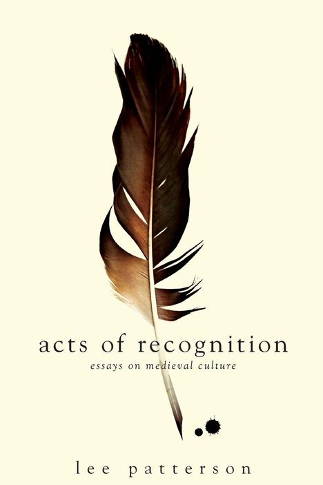 Lee Patterson: Acts of Recognition, Buch