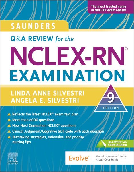 Linda Anne Silvestri: Saunders Q &amp; A Review for the Nclex-Rn(r) Examination, Buch