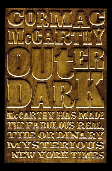Cormac McCarthy: Outer Dark, Buch