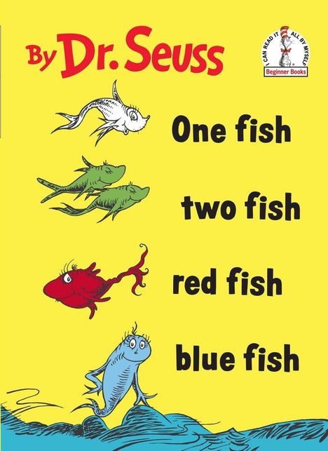 Seuss: One Fish Two Fish Red Fish Blue Fish, Buch