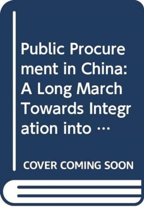 Text: "Public Procurement in China: A Long March Towards Integration into..." und "COVER COMING SOON". Buch-Icon unten.