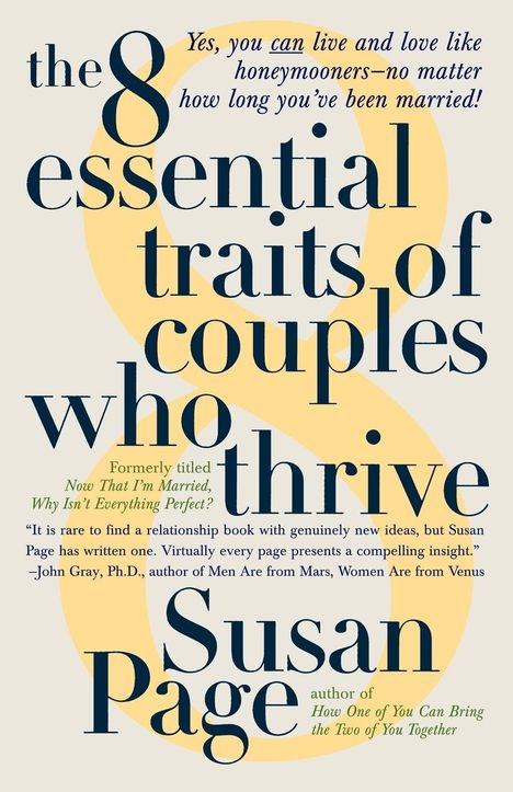 Susan Page: The 8 Essential Traits of Couples Who Thrive, Buch