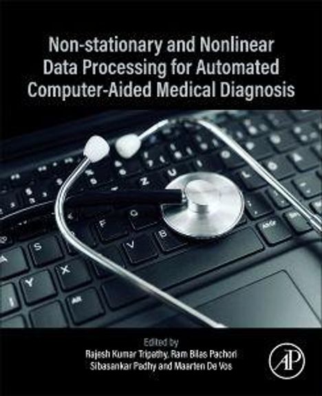 „Non-stationary and Nonlinear Data Processing for Automated Computer-Aided Medical Diagnosis“. Ein Stethoskop auf einer Tastatur.