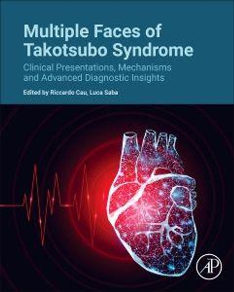 "Multiple Faces of Takotsubo Syndrome: Clinical Presentations, Mechanisms and Advanced Diagnostic Insights" überzeichnetes Herz.