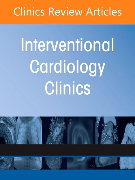 Text: "Clinics Review Articles", "Interventional Cardiology Clinics". Darstellung medizinischer Abbildungen und Grafiken.