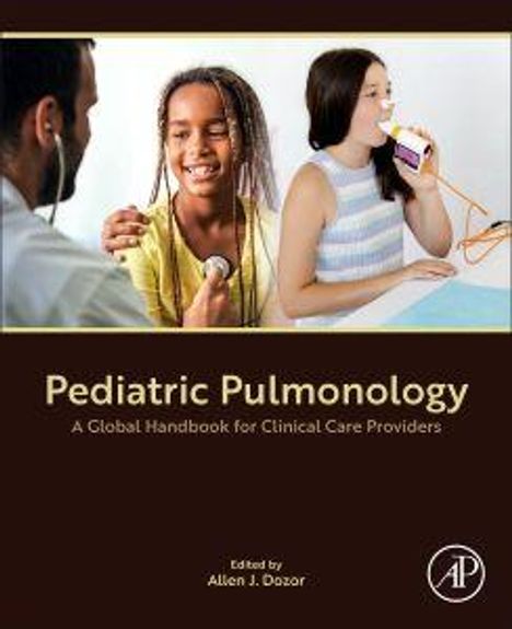 "Pediatric Pulmonology" mit zwei Kindern bei medizinischen Untersuchungen. Ein Kind lacht, das andere nutzt ein Atemgerät.