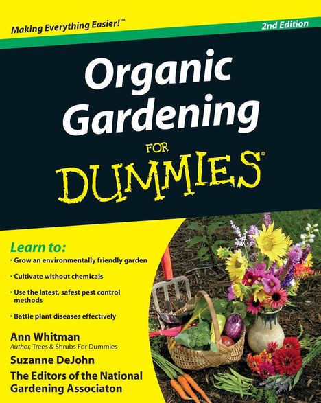 Ann Whitman: Organic Gardening for Dummies, Buch