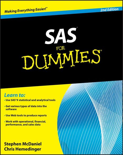 Stephen Mcdaniel: SAS for Dummies, Buch