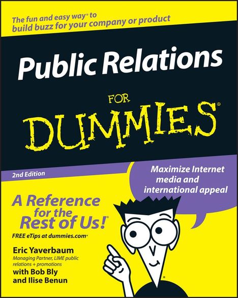 Eric Yaverbaum: Public Relations For Dummies, Buch