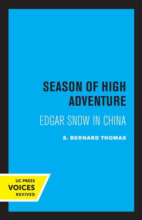 S. Bernard Thomas: Season of High Adventure, Buch