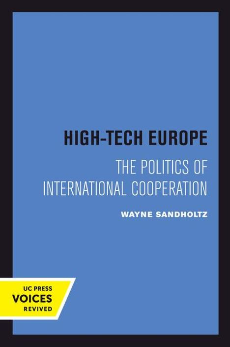 Wayne Sandholtz: High-Tech Europe, Buch